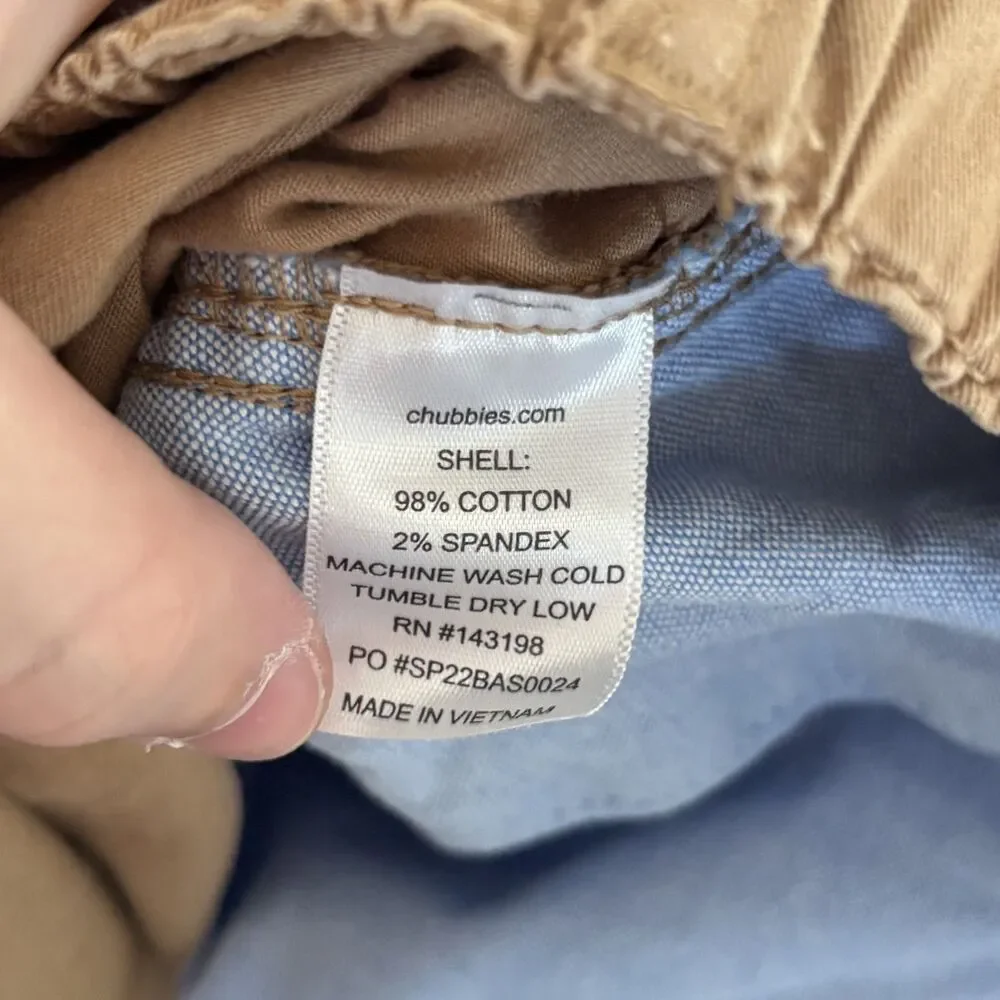 Chubbies Mens Khaki Shorts 3XL 7